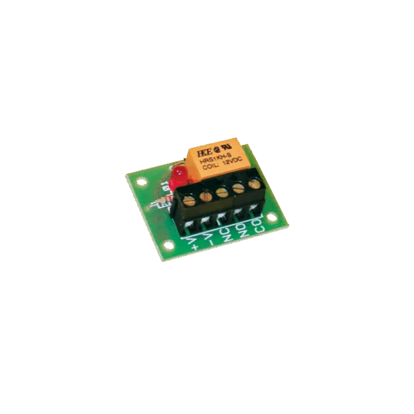 CARD FOR 1 RELAY, LOW CONSUMPTION, CONTACT CAPACITY 3A